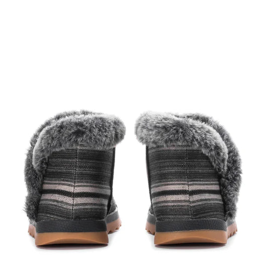 SKECHERS COZY CHILL COMFY BREAK - BLACK