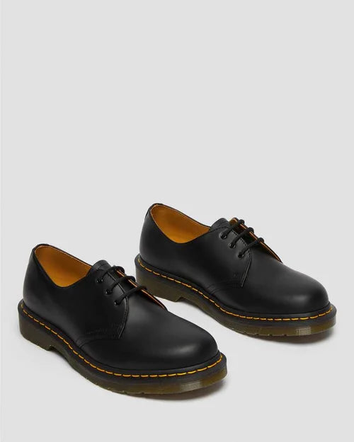 DR MARTENS 1461 SMOOTH LEATHER SHOES - BLACK SMOOTH