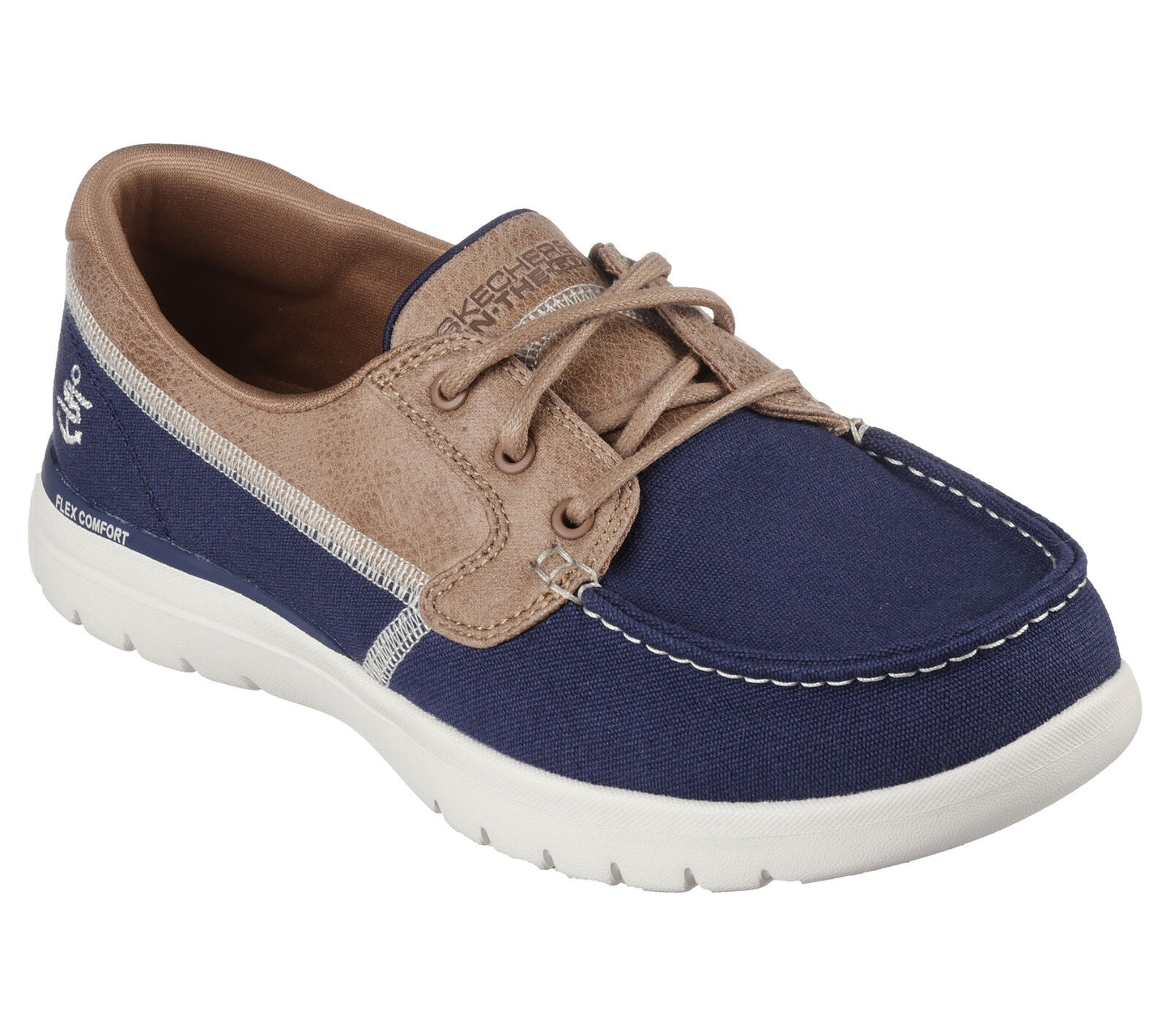 SKECHERS WOMENS ON THE GO FLEX EMBARK - NAVY
