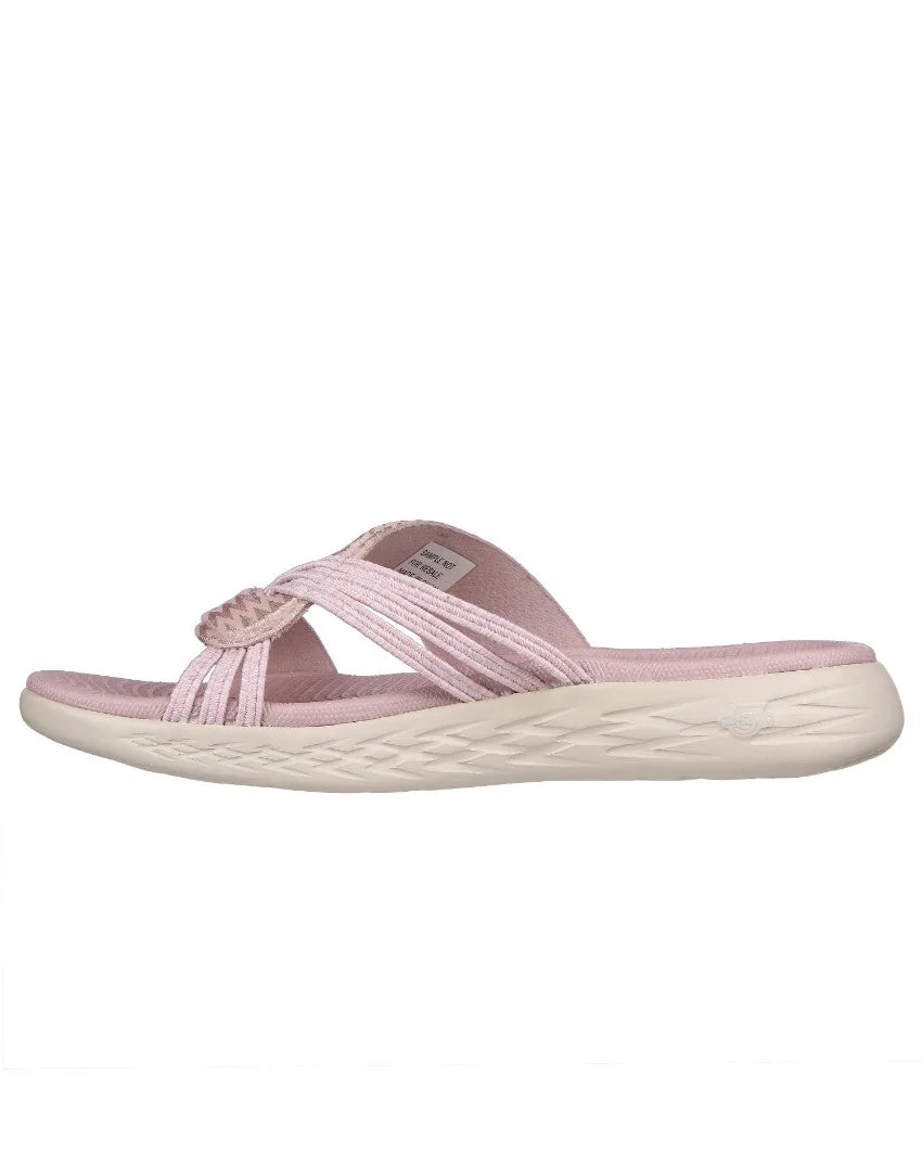 SKECHERS WOMENS ON THE GO 600 GRACEFUL - MAUVE