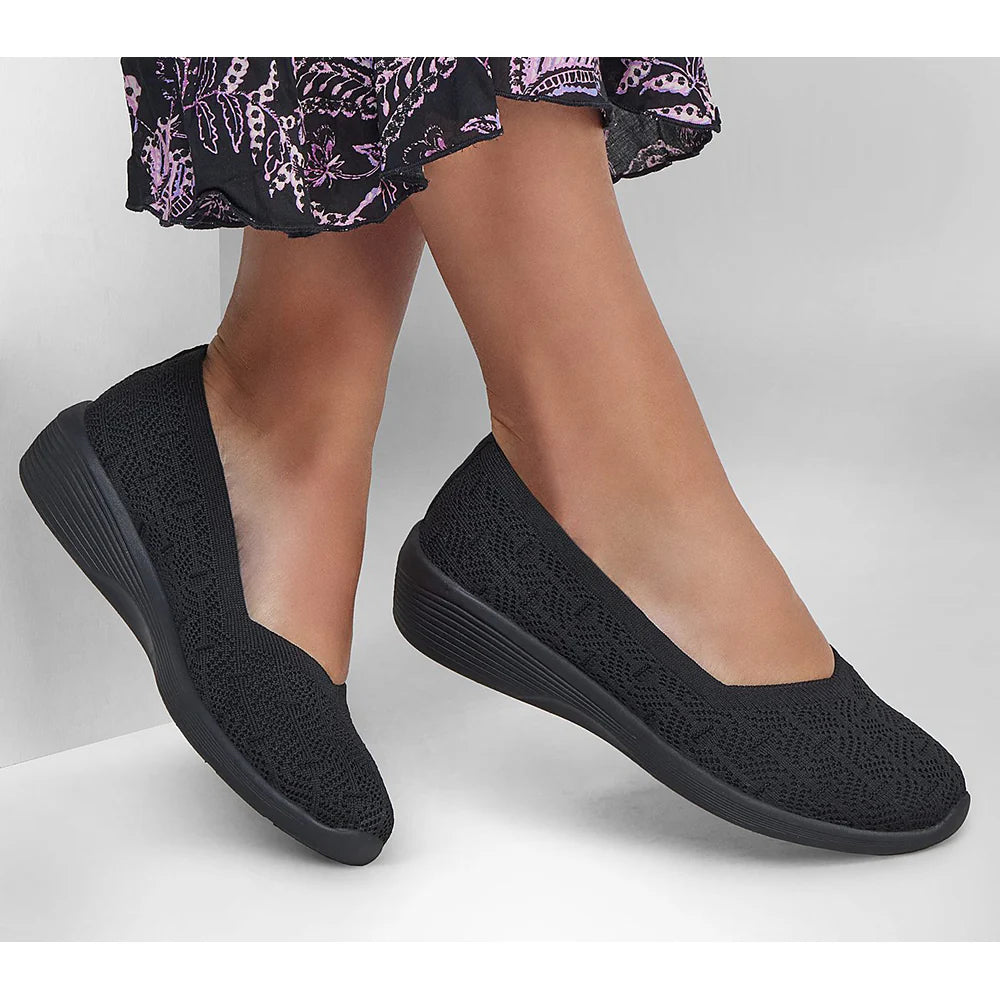 SKECHERS ARYA FOR REAL - BLACK