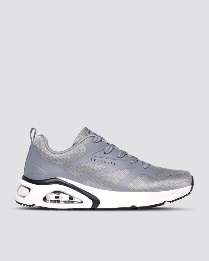 SKECHERS MENS TRES-AIR UNO REVOLUTION-AIRY - GRAY