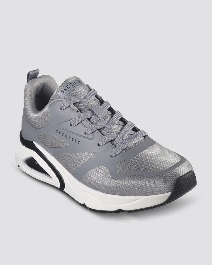SKECHERS MENS TRES-AIR UNO REVOLUTION-AIRY - GRAY