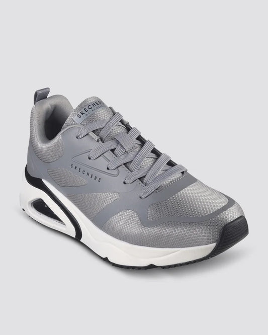 SKECHERS MENS TRES-AIR UNO REVOLUTION-AIRY - GREY