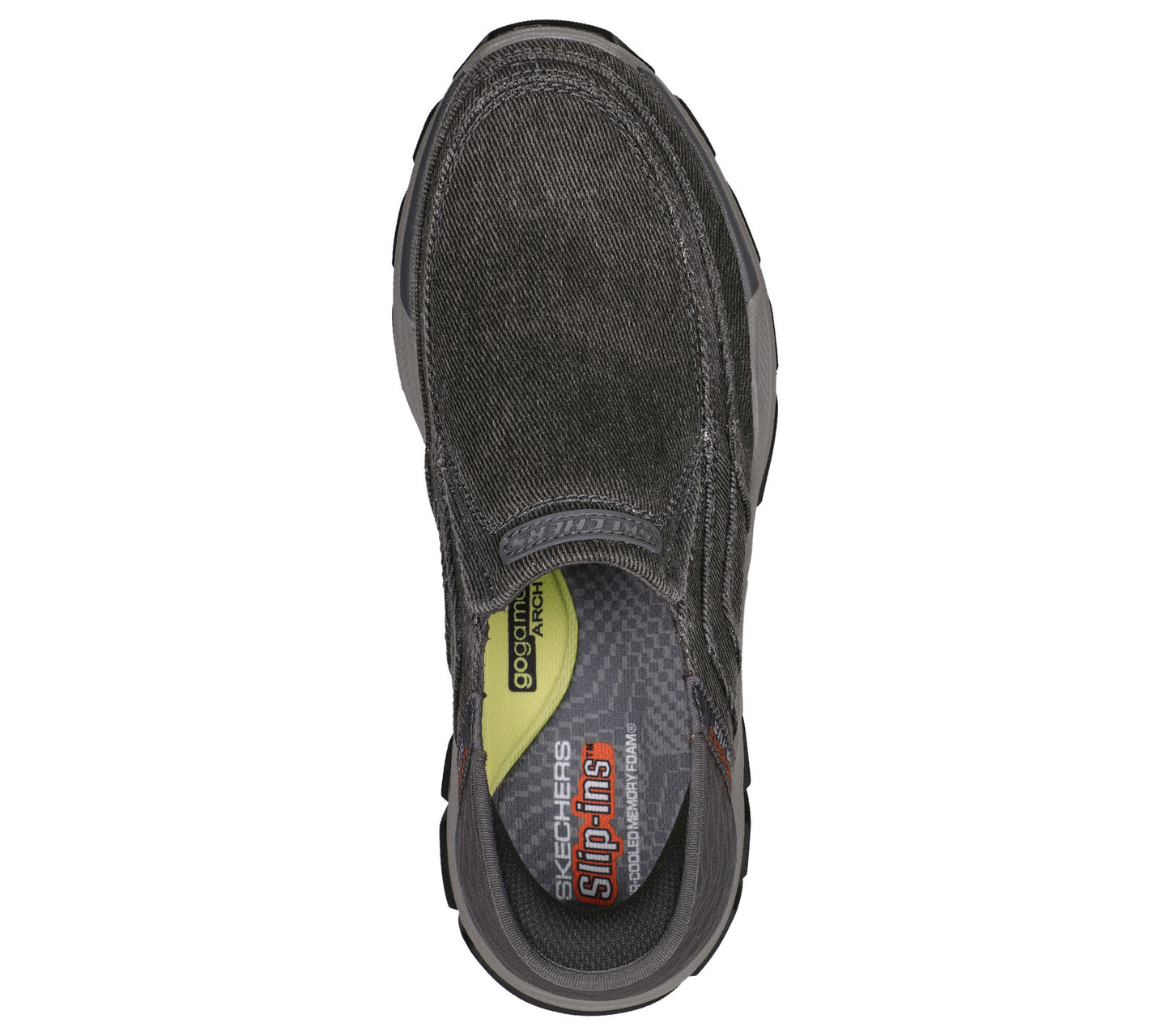 SKECHERS MENS RESPECTED HOLMGREN - CHARCOAL