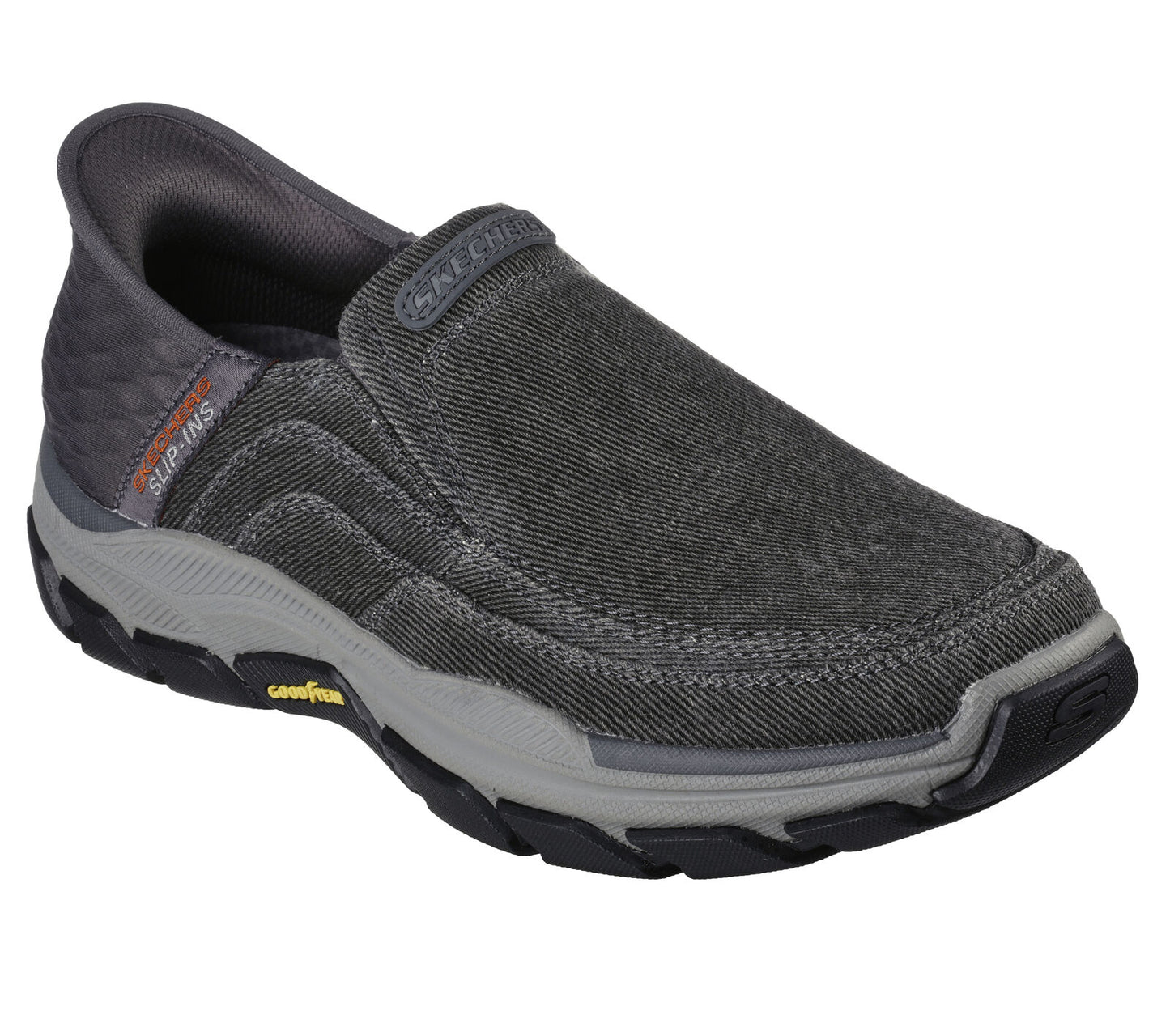 SKCHERS MENS RESPECTED HOLMGREN - CHARCOAL