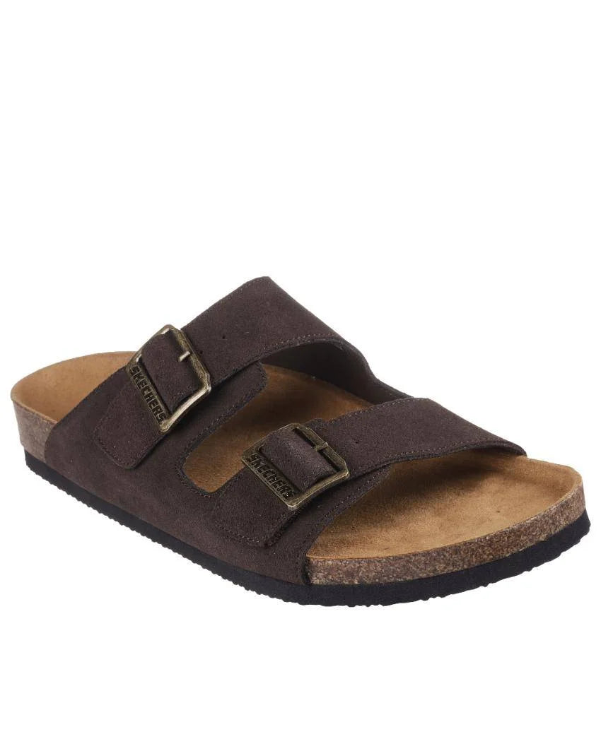 SKECHERS MENS AIDAN LEELAN - CHOCOLATE