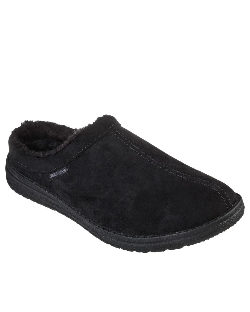 SKECHERS MENS MELSON HARMEN - BLACK