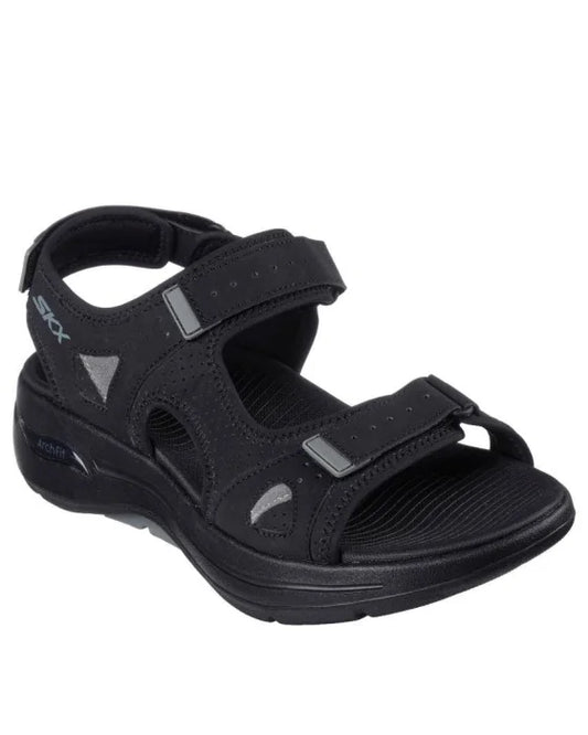 SKECHERS MENS GO WALK ARCH FIT MISSION II - BLACK