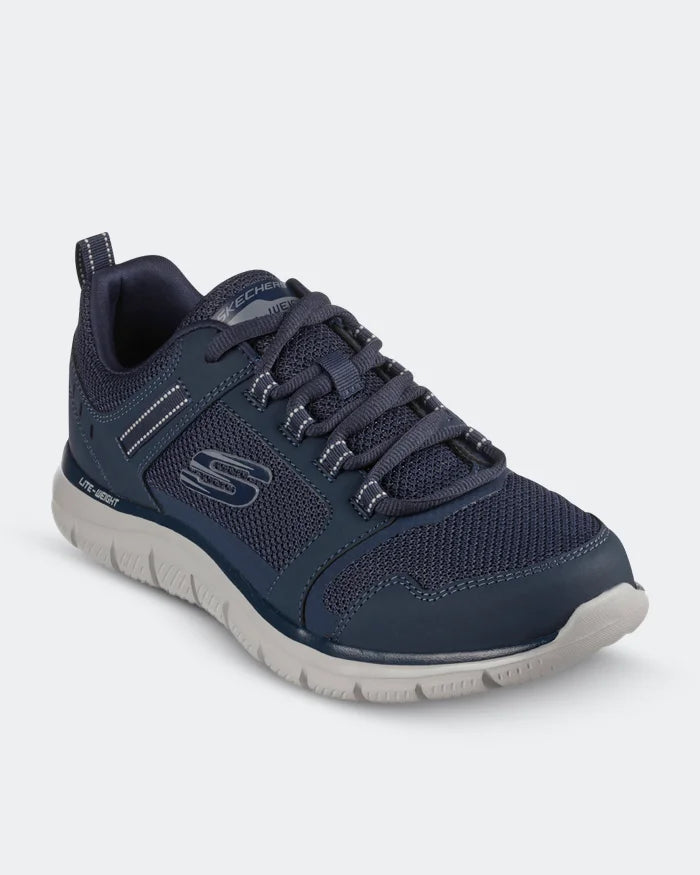 SKECHERS MENS TRACK KNOCKHILL - NAVY