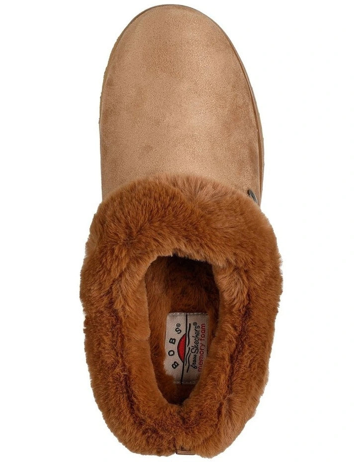 SKECHERS WOMENS BOBS KEEPSAKE HI-RISE ZEN OUT - CHESTNUT