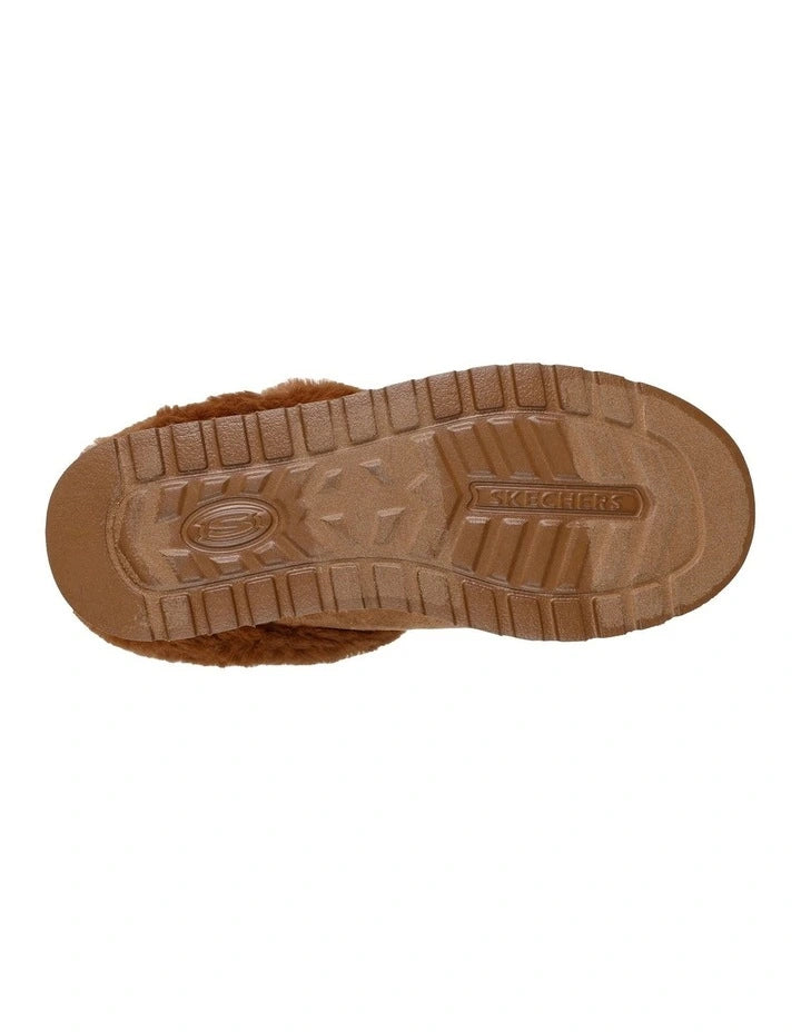SKECHERS WOMENS BOBS KEEPSAKE HI-RISE ZEN OUT - CHESTNUT