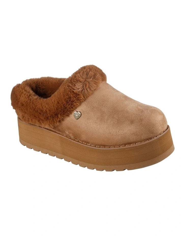SKECHERS WOMENS BOBS KEEPSAKE HI-RISE ZEN OUT - CHESTNUT