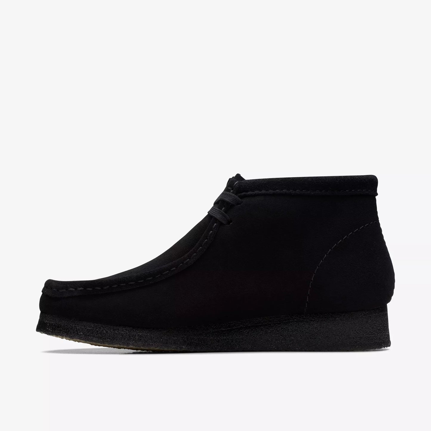 CLARKS WALLABEE BOOT - BLACK SUEDE