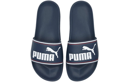 PUMA LEADCAT FTR - DARK DENIM/HIGH RISK RED