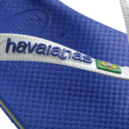 HAVAIANAS BRAZIL LOGO - BLUE/WHITE