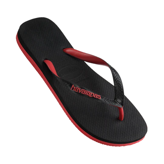 HAVAIANAS TOP MIX - BLACK/RED RUBY