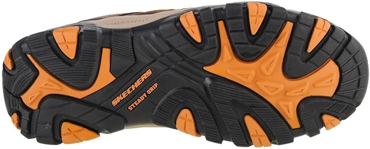 SKECHERS MENS PINE TRAIL KORDOVA - DARK BROWN