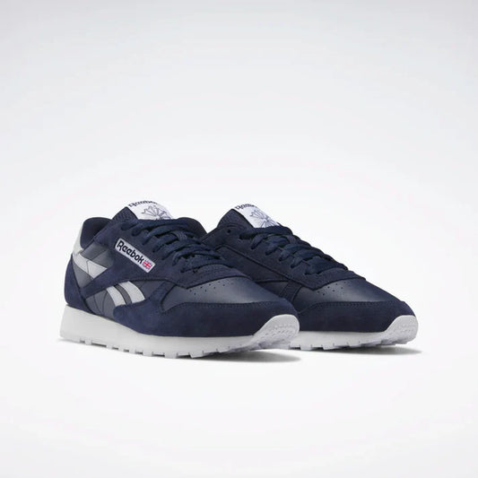 REEBOK CLASSIC LEATHER - NAVY/GREY