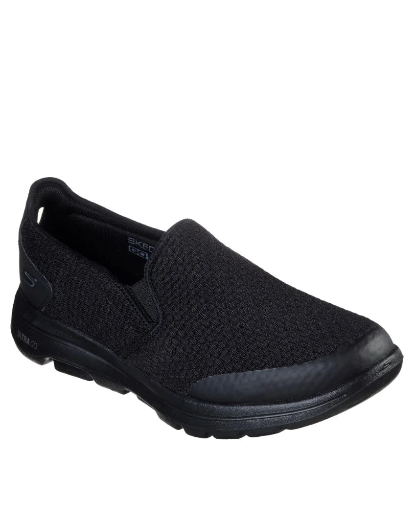SKECHERS MENS GO WALK 5 APPRIZE *EXTRA WIDE* - BLACK