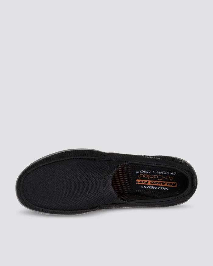 SKECHERS MENS HARPER WALTON - BLACK