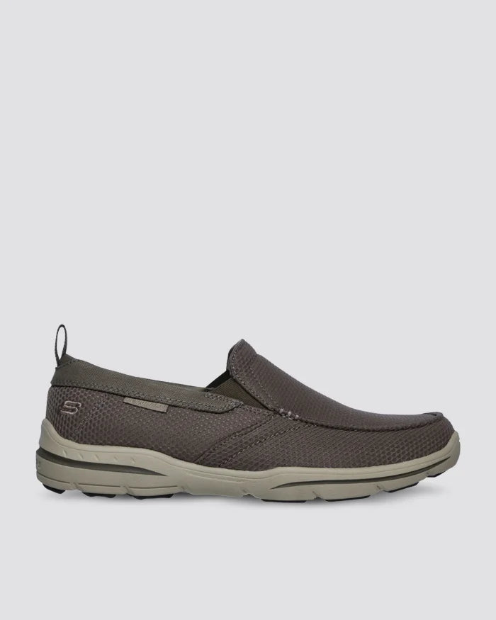 SKECHERS MENS HARPER WALTON - KHAKI
