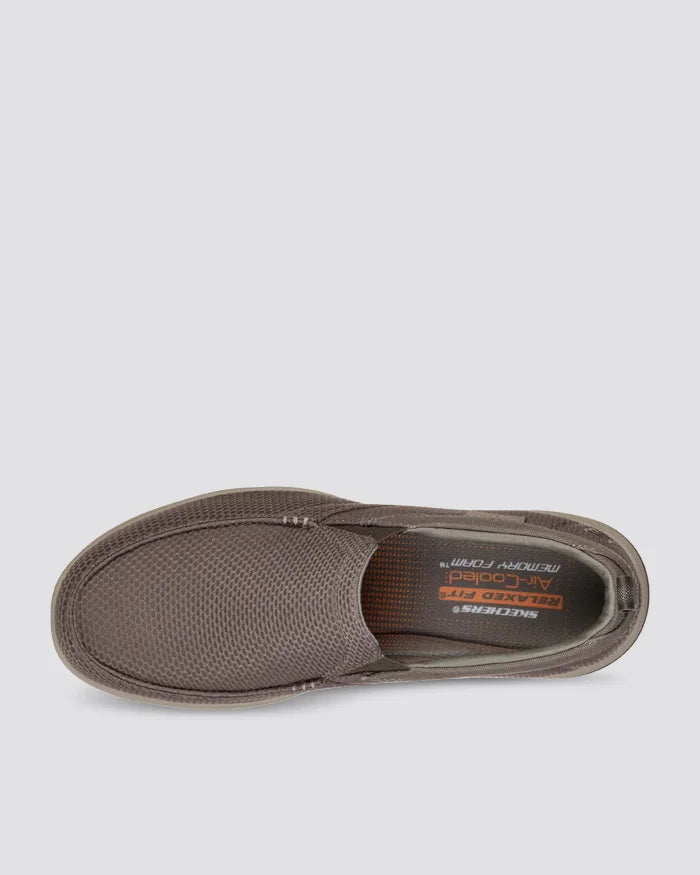 SKECHERS MENS HARPER WALTON - KHAKI
