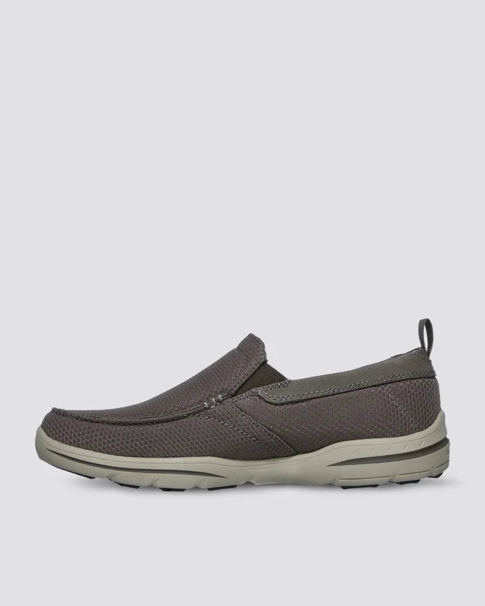 SKECHERS MENS HARPER WALTON - KHAKI