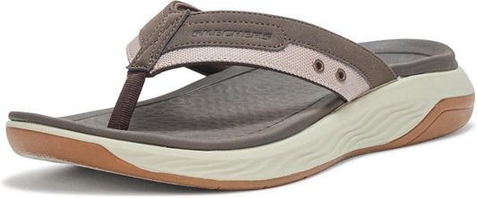 SKECHERS RELAXED FIT SILVA FALCO - BROWN