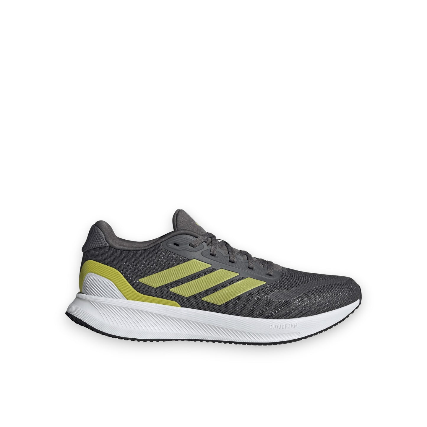 ADIDAS MENS RUNFALCON 5 - Grey Five / Preloved Lime / Cloud White