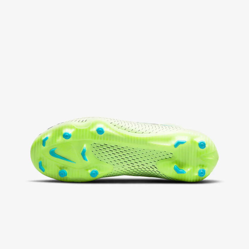 NIKE KIDS JR PHANTOM GT ACADEMY - LIME GLOW/AQUAMARINE