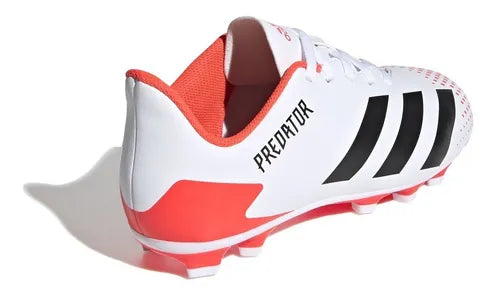 ADIDAS KIDS PREDATOR 20.4 FXG - WHITE/BLACK/POP