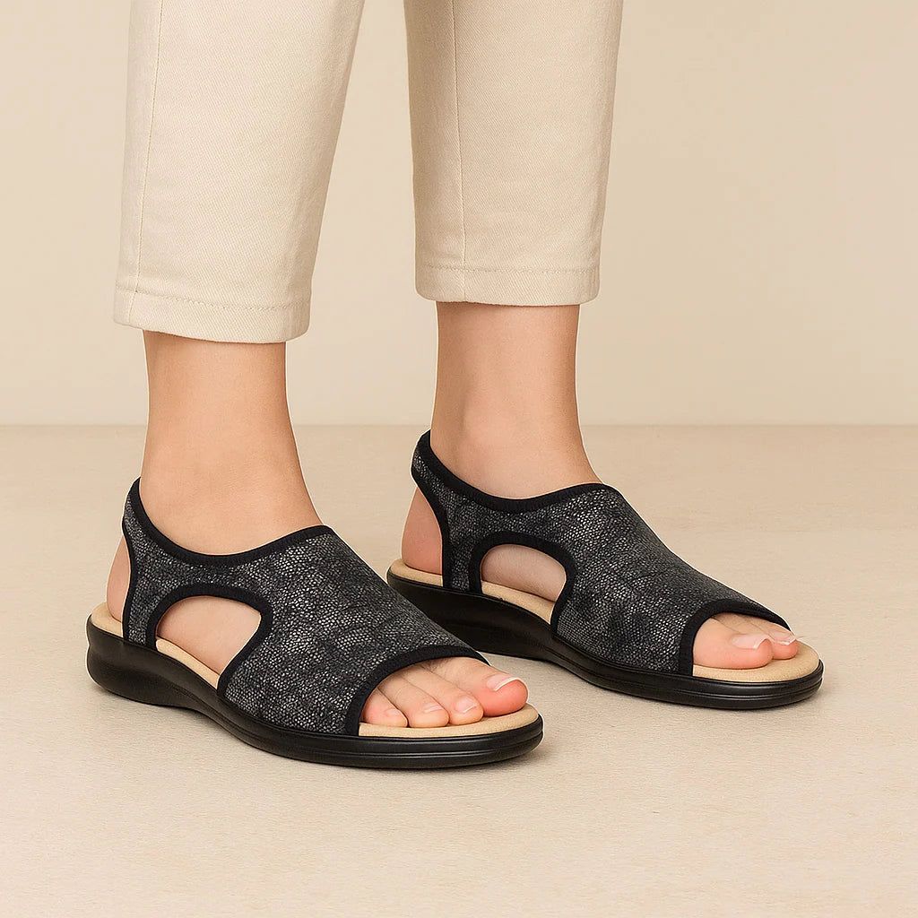 EUROFLEX TUSCANY SANDAL - BLACK