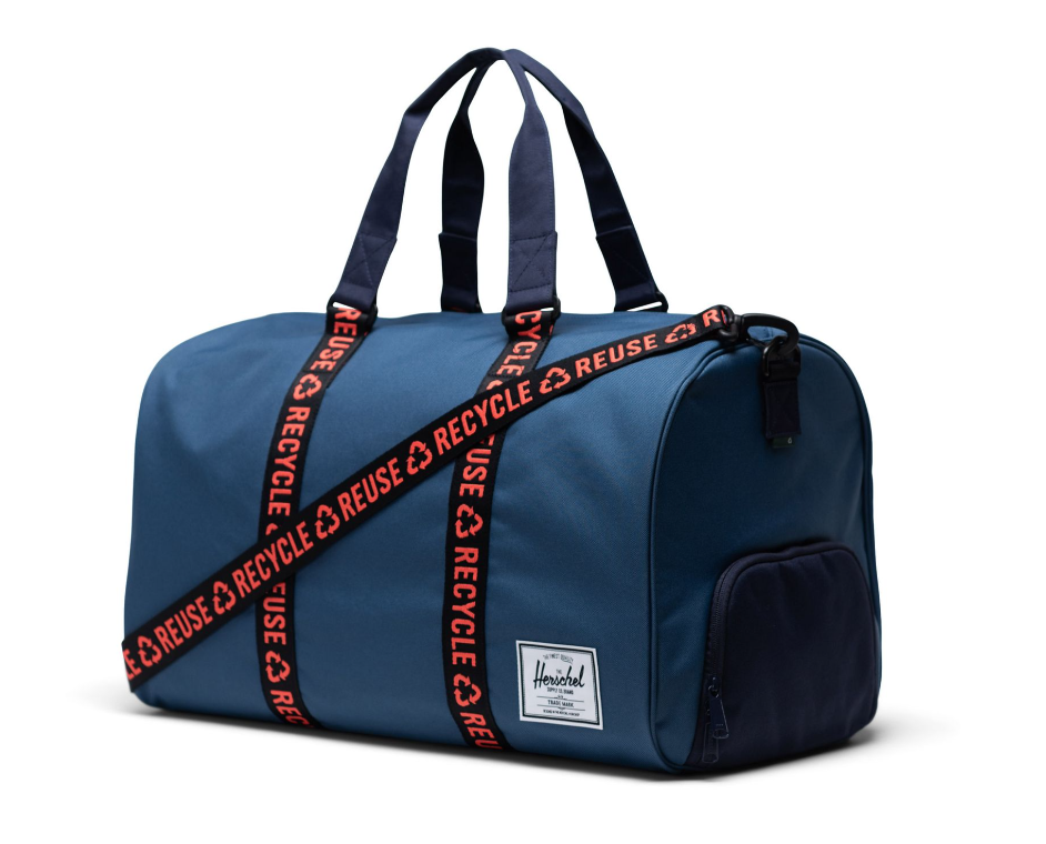 HERSCHEL NOVEL ECO DUFFLE - BLUE/PEACOAT