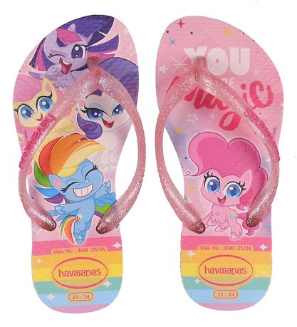 HAVAIANAS KIDS SLIM MY LITTLE PONY - MACARON PINK