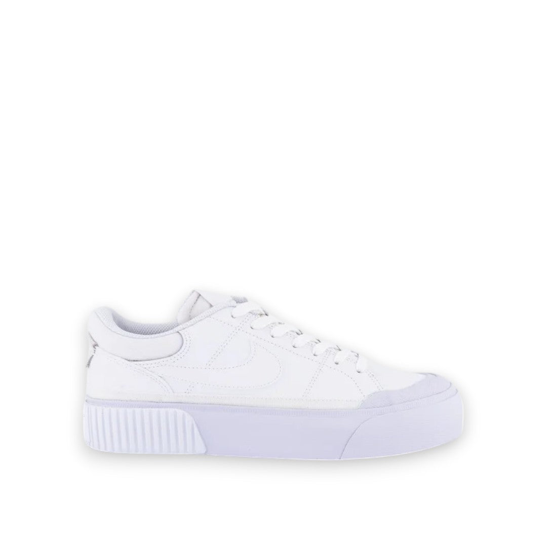 NIKE WOMENS COURT LEGACY LIFT - WHITE/WHITE