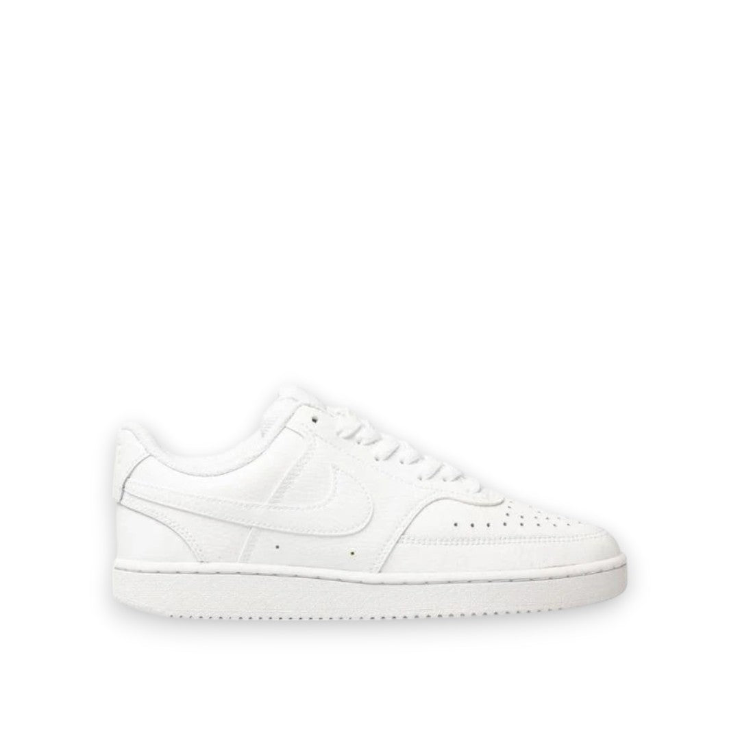 NIKE WOMENS COURT VISION LOW - WHITE/WHITE/WHITE