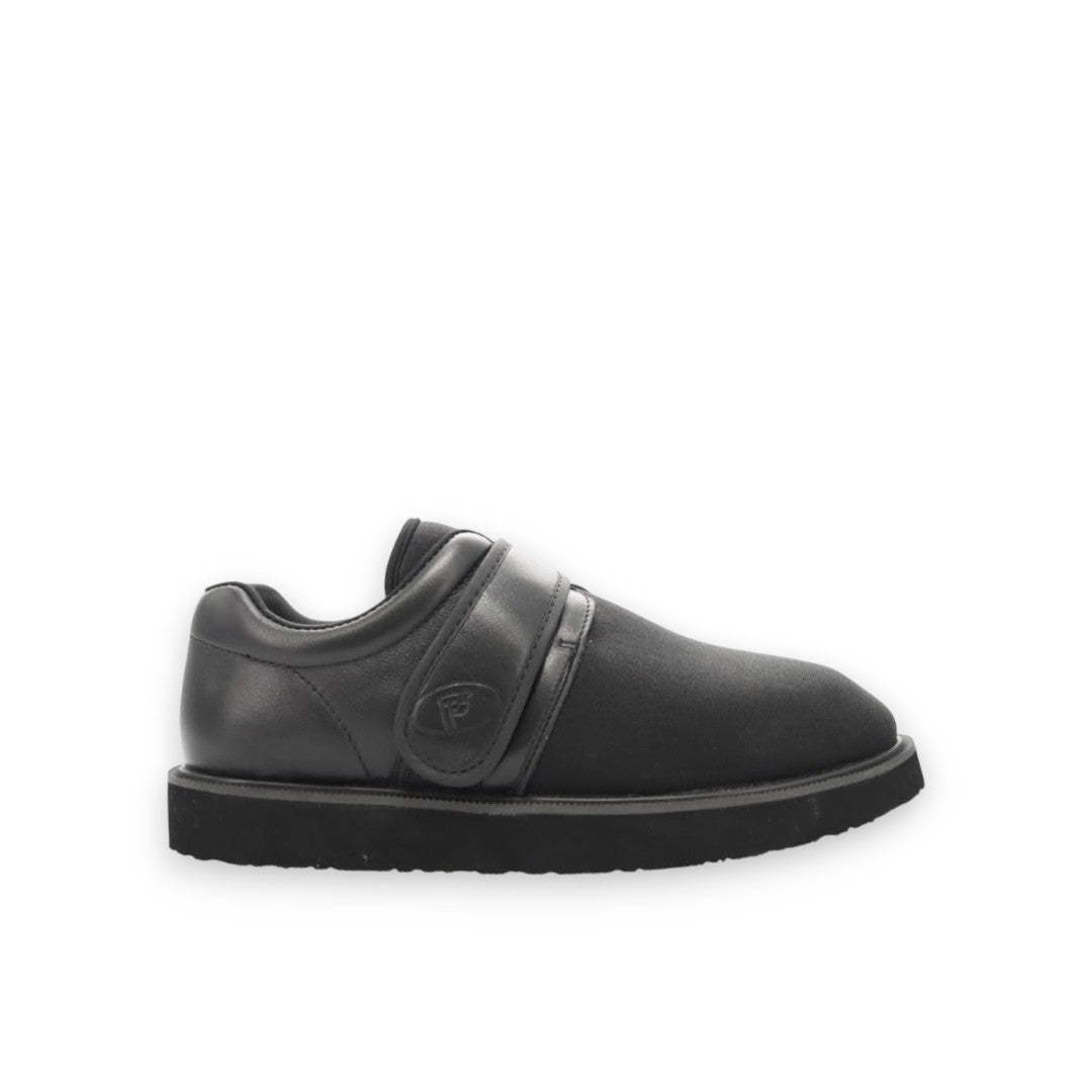 PROPET PEDWALKER 3 *5E WIDE FIT* - BLACK SMOOTH/NYLON