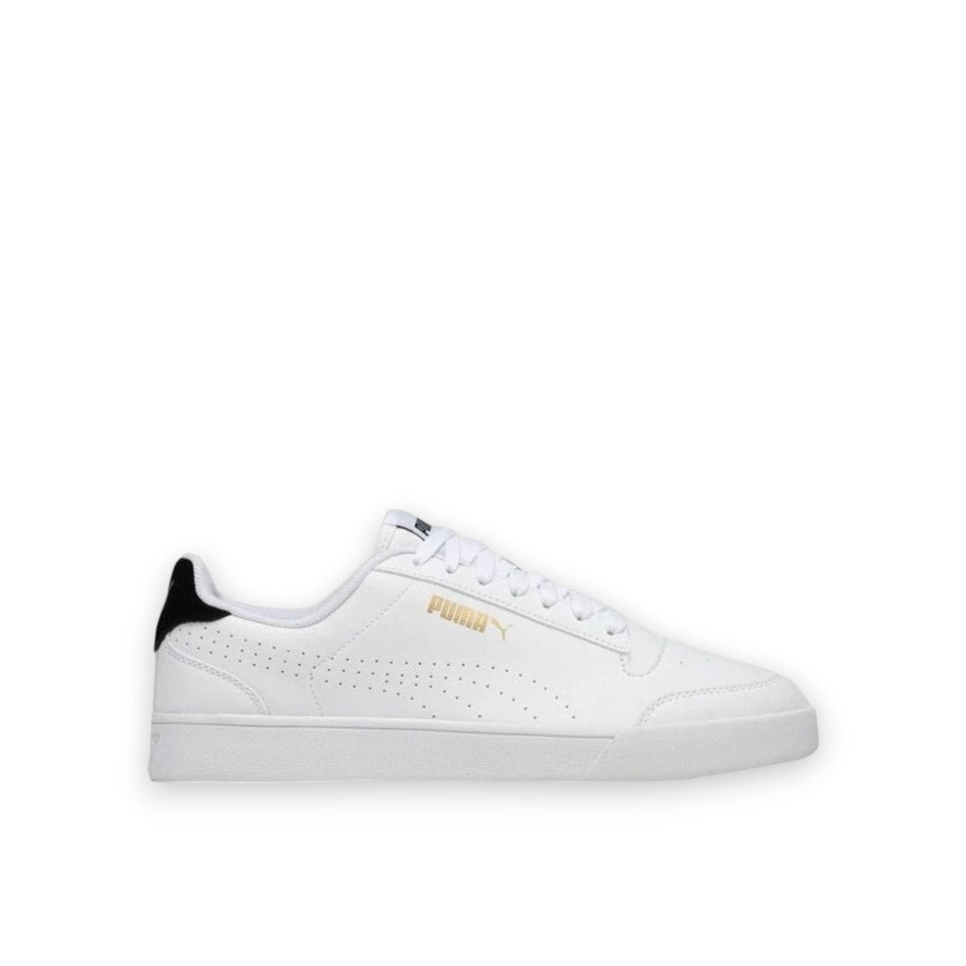 PUMA SHUFFLE PERF - WHITE/GOLD/PEACOAT