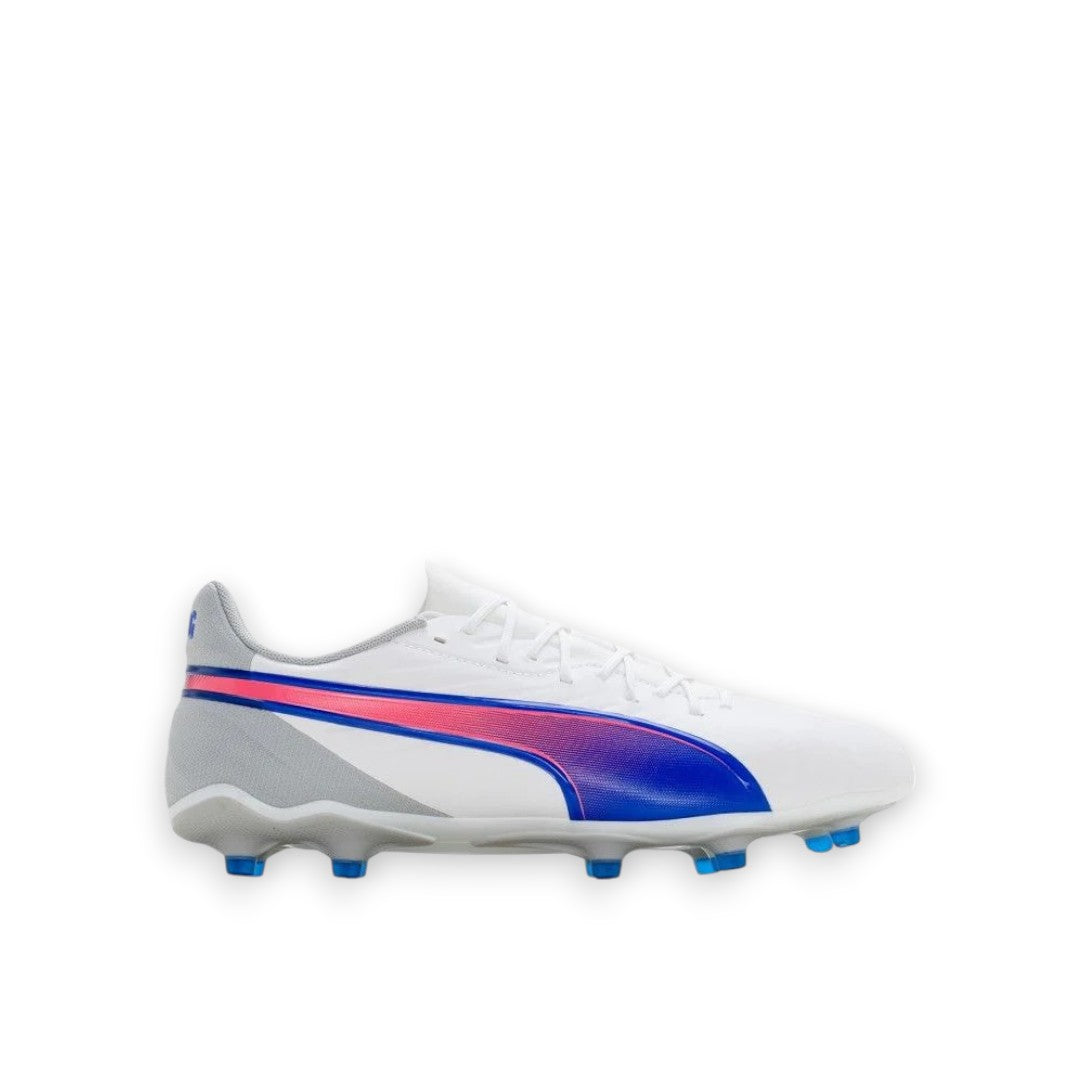 PUMA KING MATCH FG/AG - WHITE/BLUEMAZING/LIGHT GREY