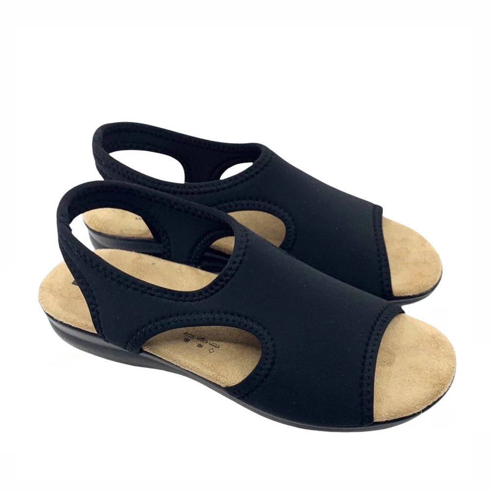 EUROFLEX SICILY SANDAL - BLACK