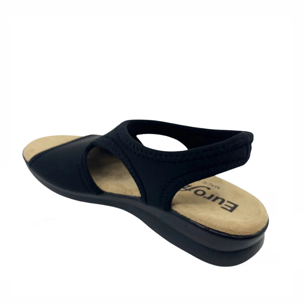 EUROFLEX SICILY SANDAL - BLACK