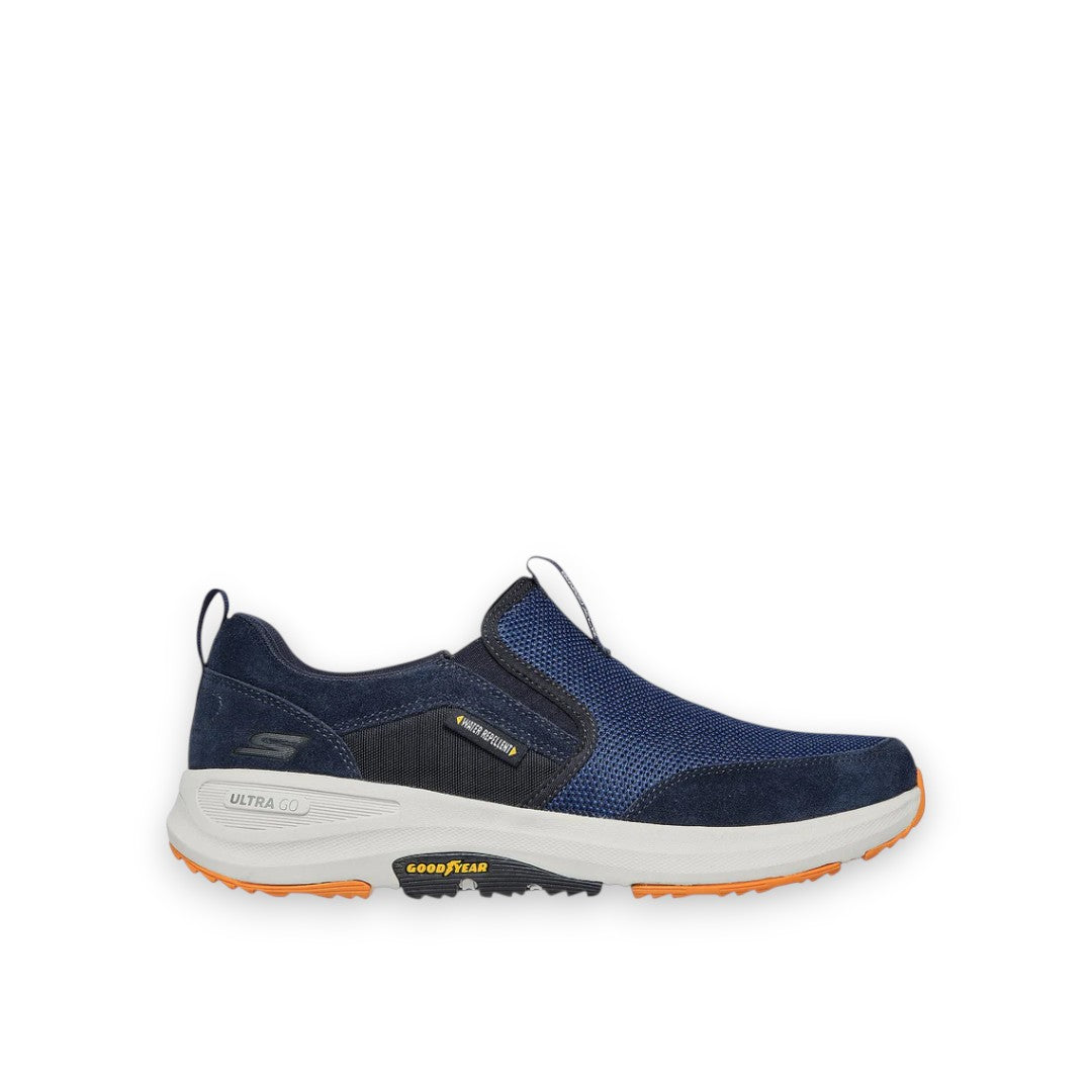 SKECHERS MENS GO WALK OUTDOOR ANDES - NAVY/YELLOW