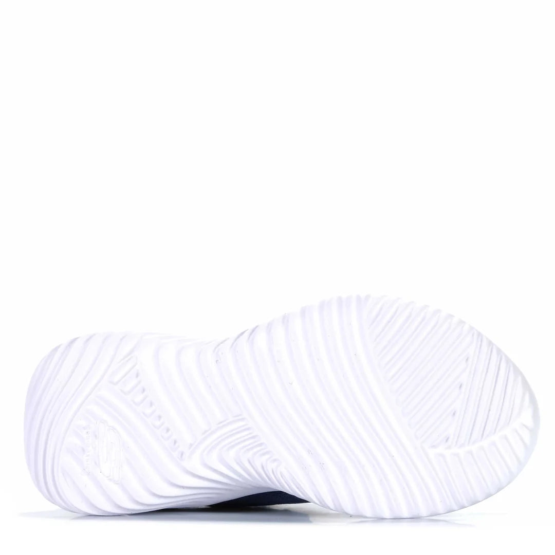 SKECHERS KIDS BOUNDER QUANTARUN - NAVY