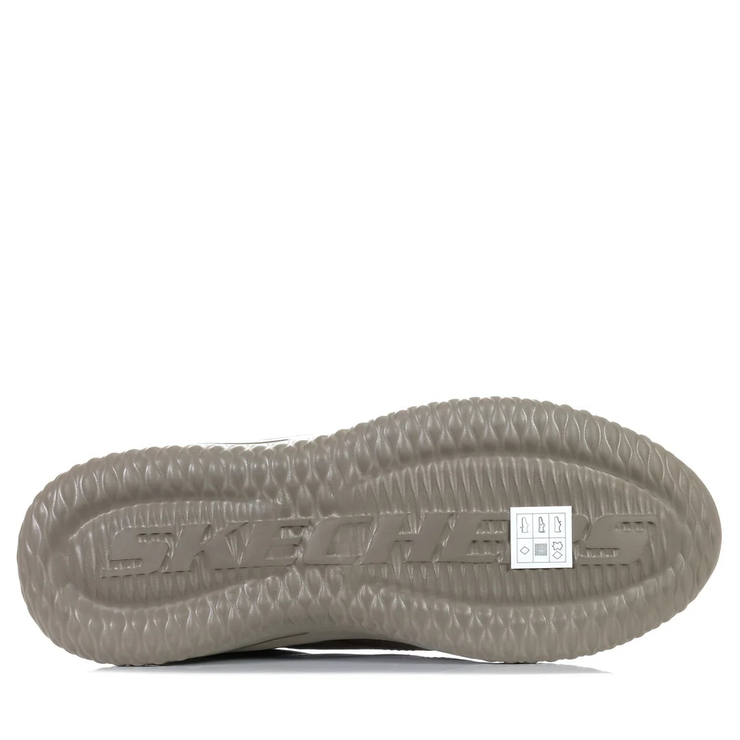 SKECHERS DELSON 3.0 GLAVINE - DARK BROWN