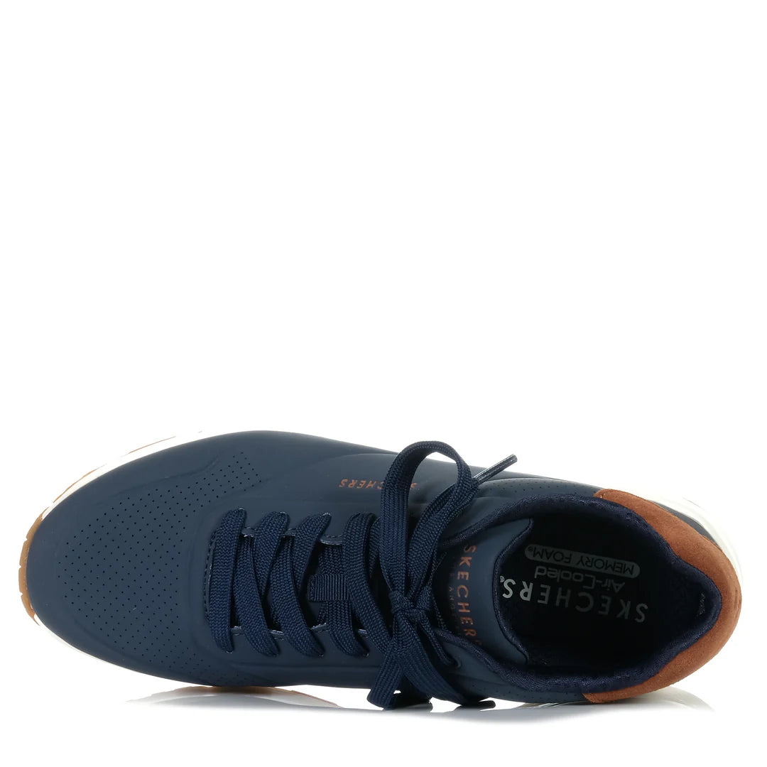 SKECHERS UNO SUITED ON AIR- NAVY