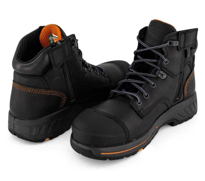 TIMBERLAND PRO HELIX HD 6-INCH COMPOSITE TOE WORK BOOT - BLACK