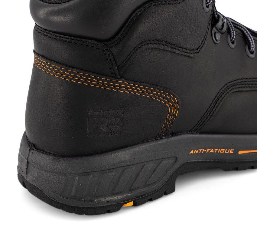 TIMBERLAND PRO HELIX HD 6-INCH COMPOSITE TOE WORK BOOT - BLACK