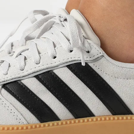 ADIDAS WOMENS BREAKNET SLEEK - Grey One / Core Black / Core Black