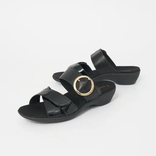 HUSH PUPPIES ASTOUNDING - BLACK/BLACK PATENT